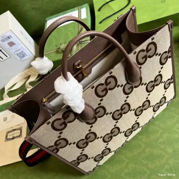 Hyper Peter jumbo GUCCI GG Tote bag with 0501